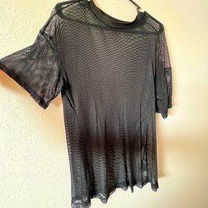 Fashion move fish net top